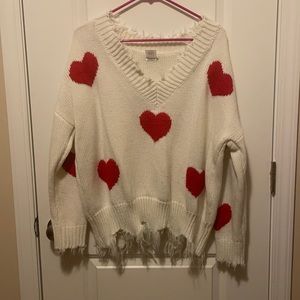 Heart sweater